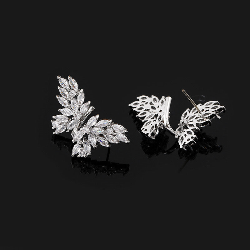 Butterfly Zircon Earrings