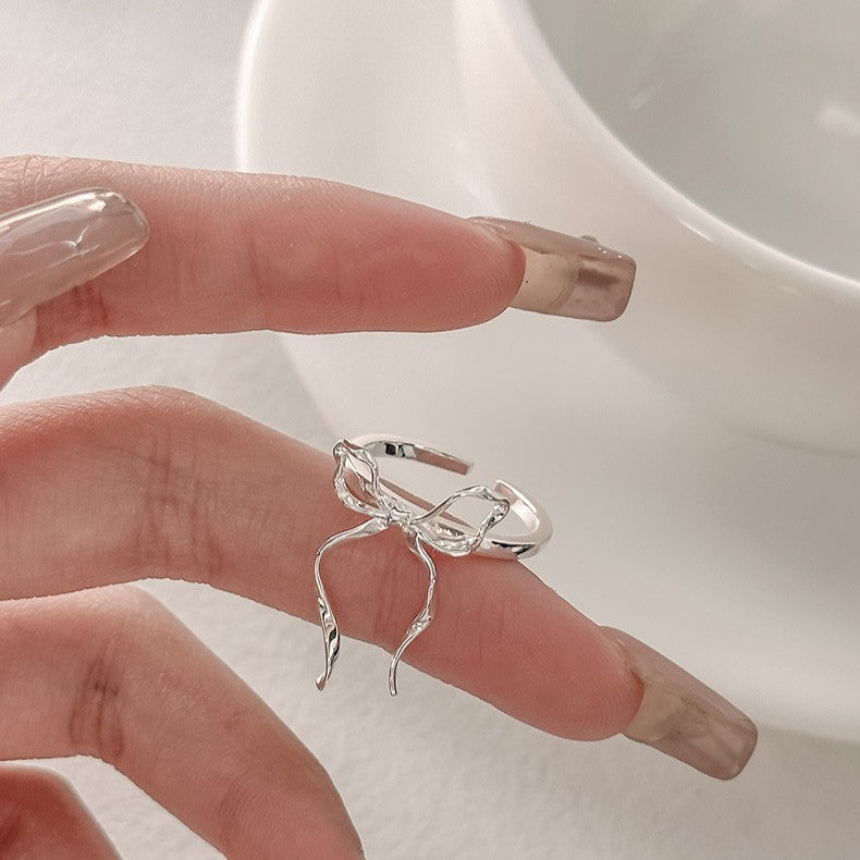 925 Silver Bow Ring
