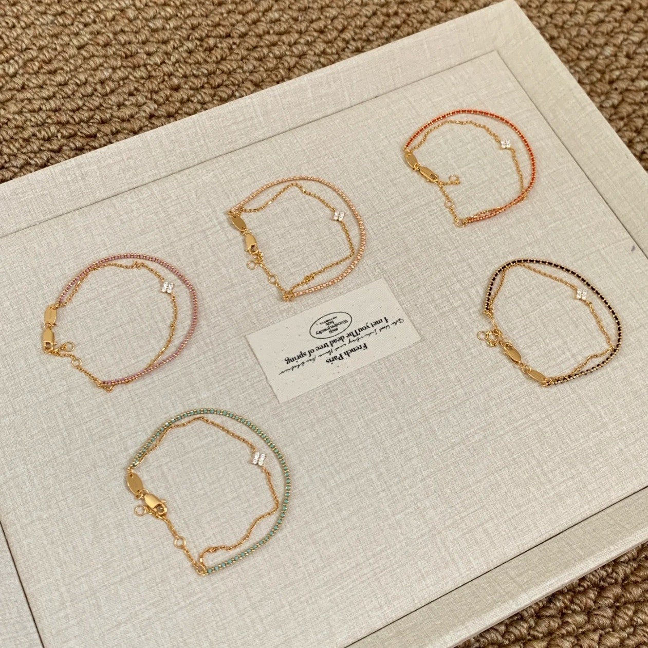 925 Silver Double-Layer Four-Leaf Clover Bracelet