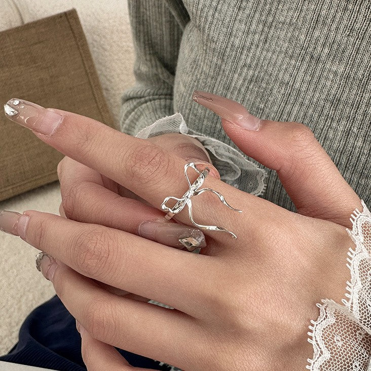 925 Silver Bow Ring