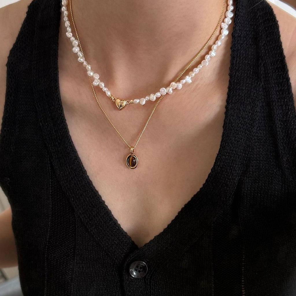 Natural Baroque Irregular Freshwater Pearl Necklace