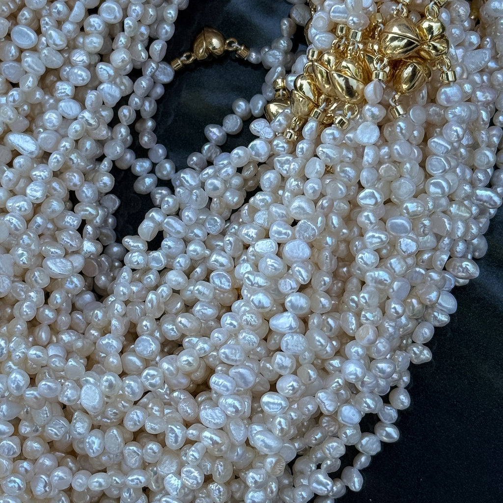 Natural Baroque Irregular Freshwater Pearl Necklace