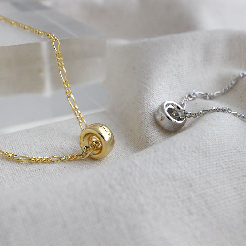 925 Silver Simple Bead Necklace