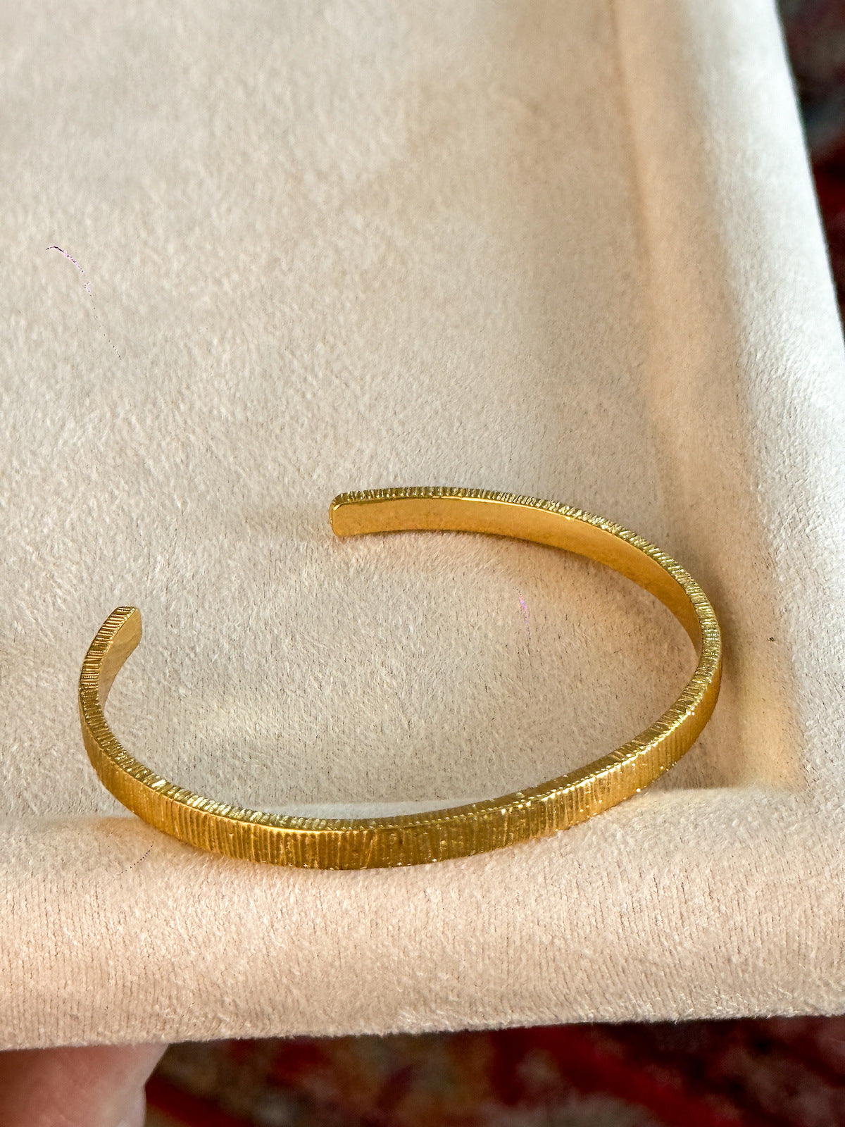 Gold Blue Zirconia Layered Bracelet