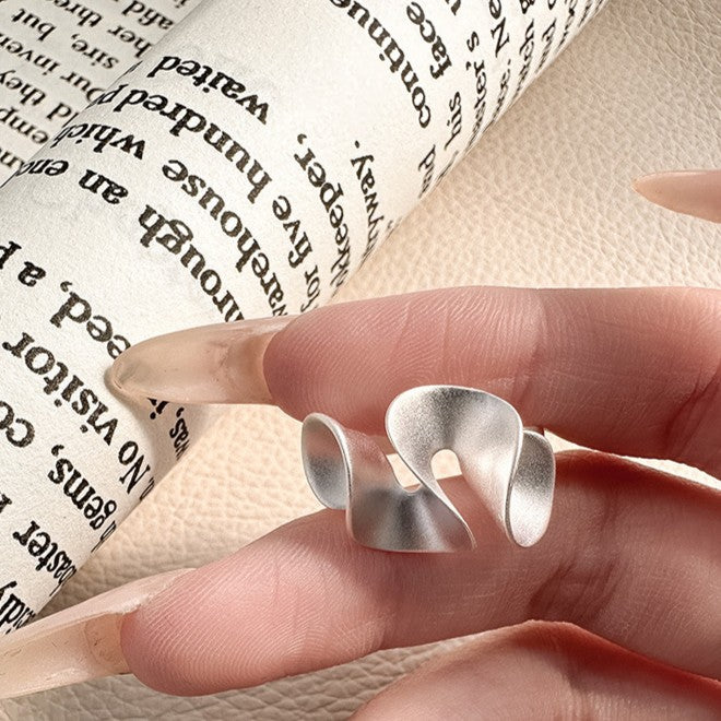 925 Silver Irregular Hem Ring