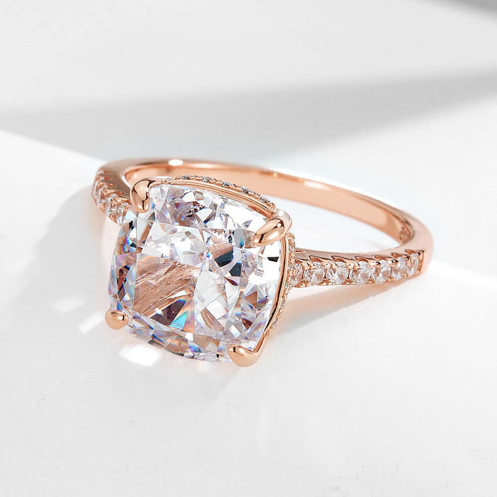 925 Silver 5A Zircon Ring Set