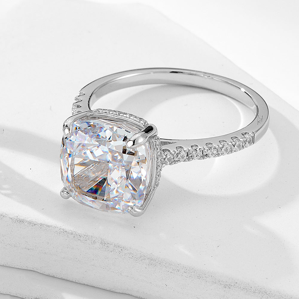 925 Silver 5A Zircon Ring Set