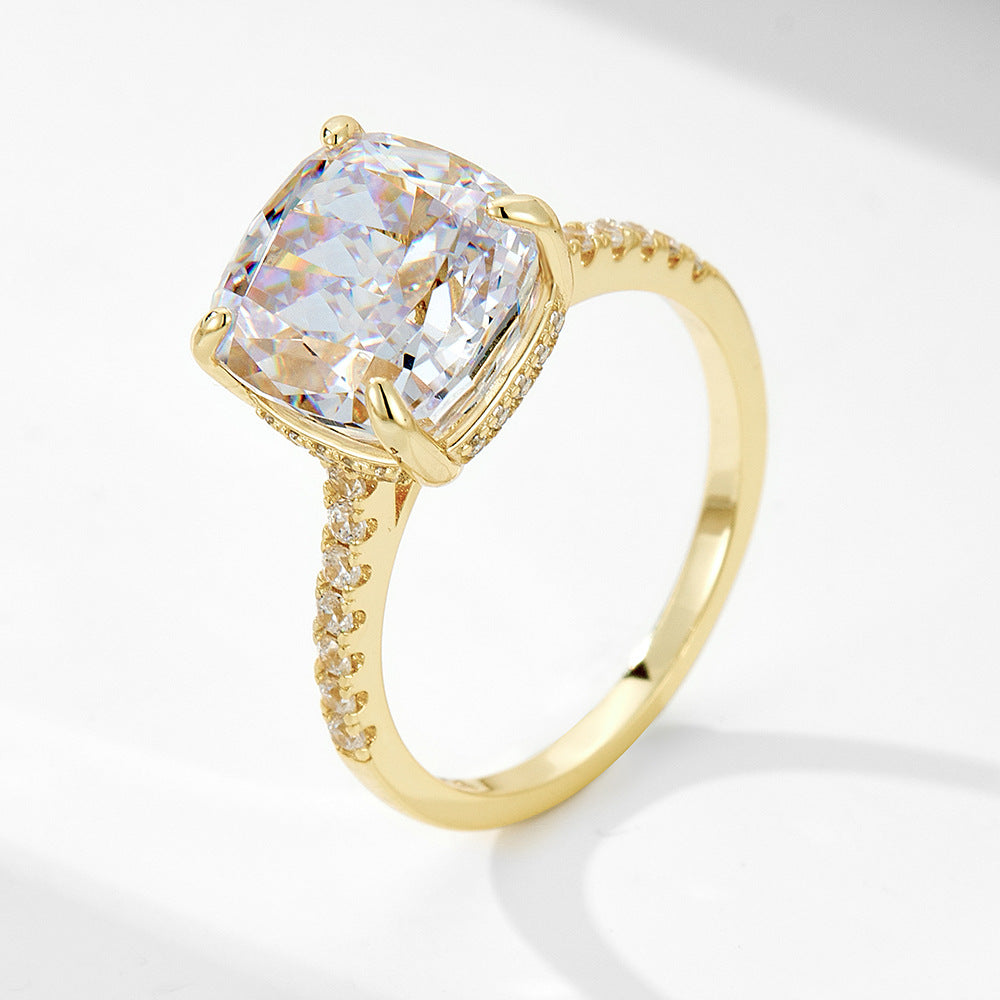 925 Silver 5A Zircon Ring Set