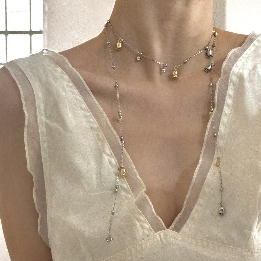 Vintage Lily of the Valley Necklace and Waist Chain