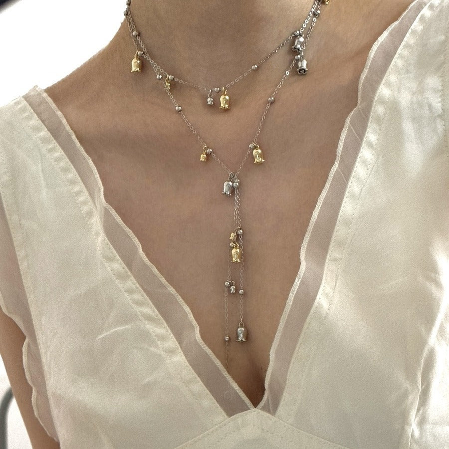 Vintage Lily of the Valley Necklace and Waist Chain