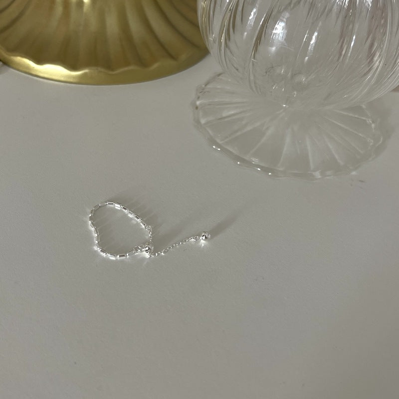 Multiple 925 Silver Adjustable Soft Chain Rings