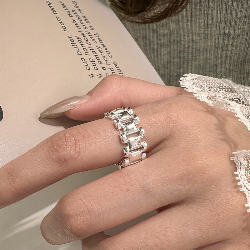 925 Silver Watch Strap Ring