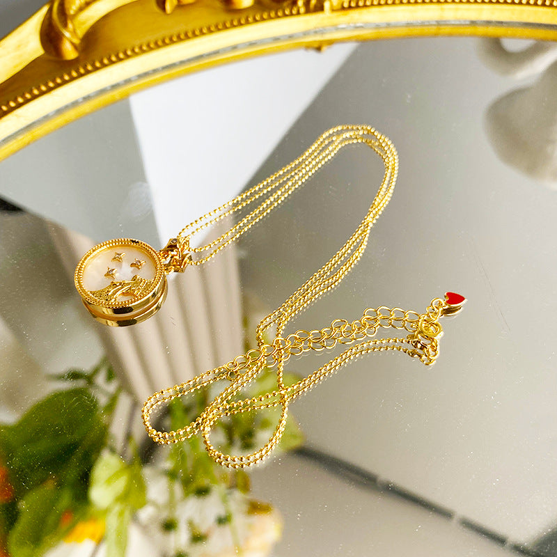 Twelve Constellations Shell Necklace