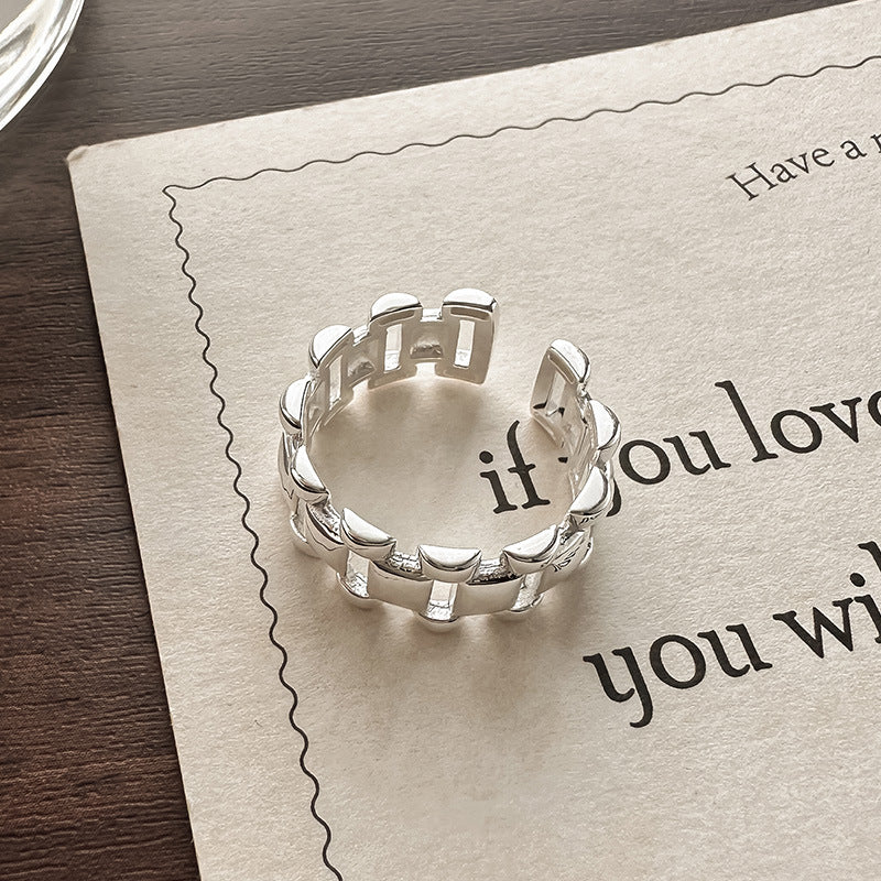 925 Silver Watch Strap Ring