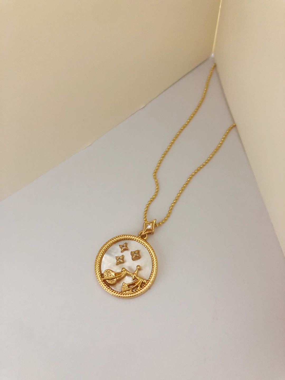 Twelve Constellations Shell Necklace