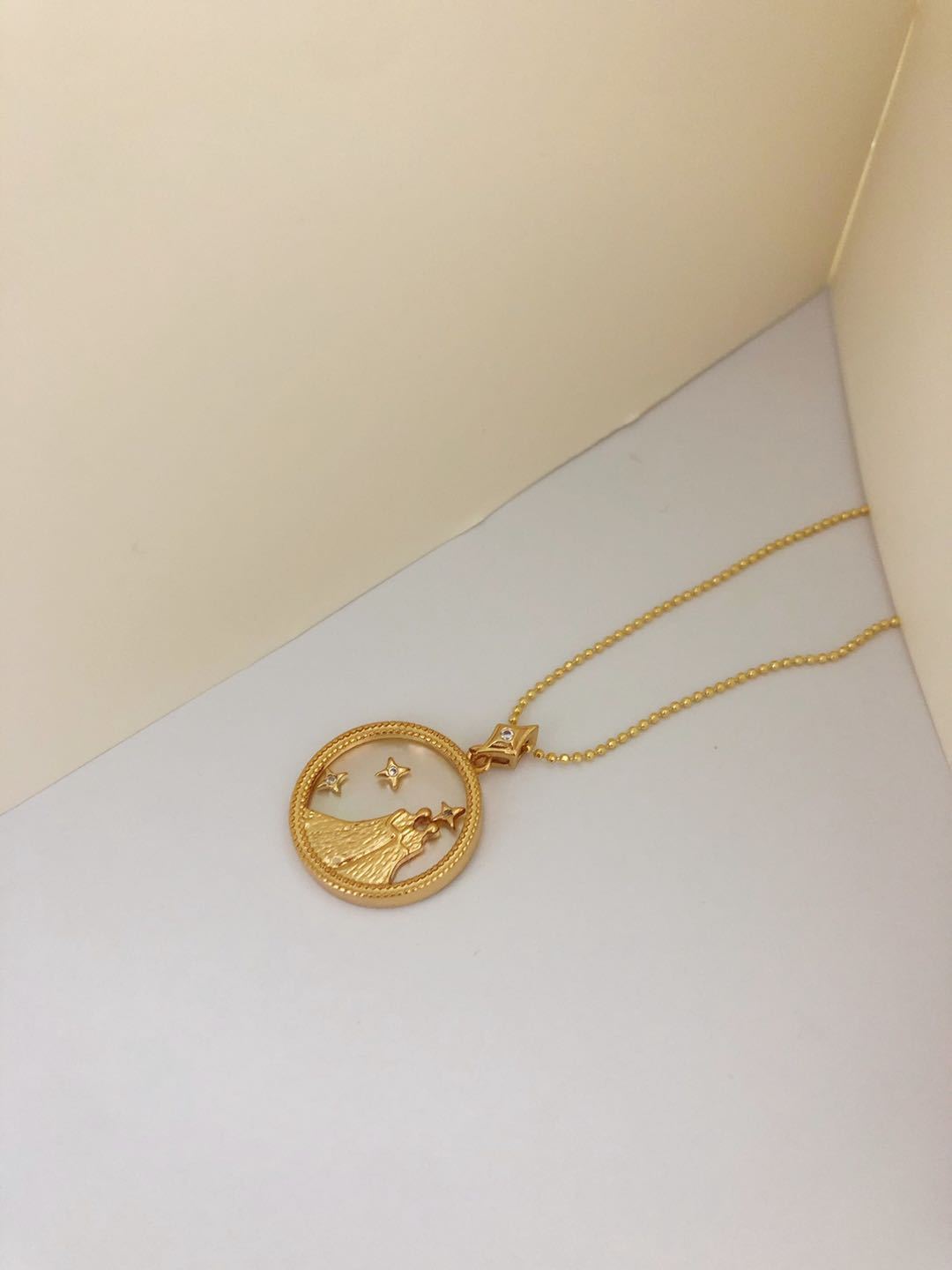 Twelve Constellations Shell Necklace