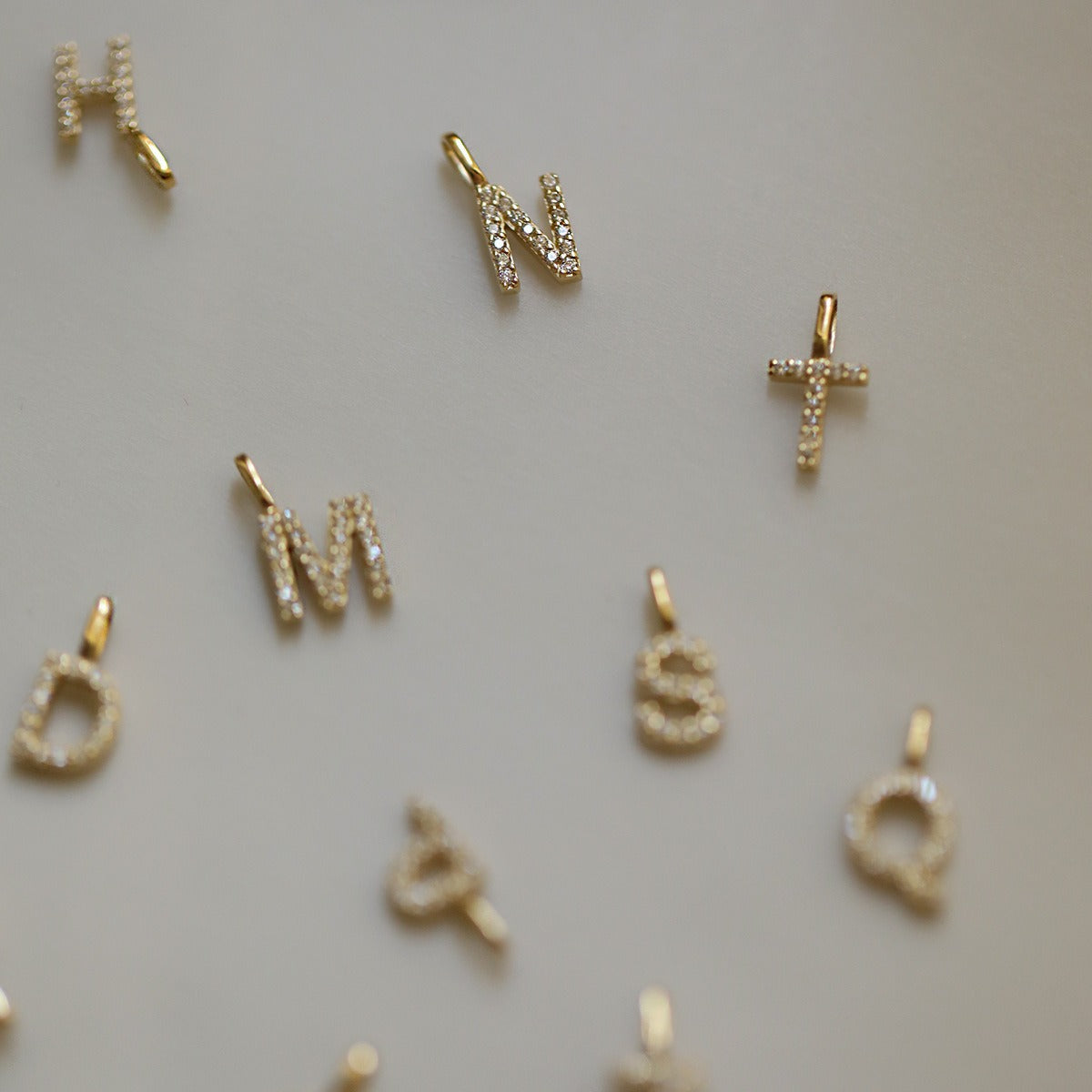 925 Silver 14K Gold 26-Letter DIY Couple Pendant Necklace