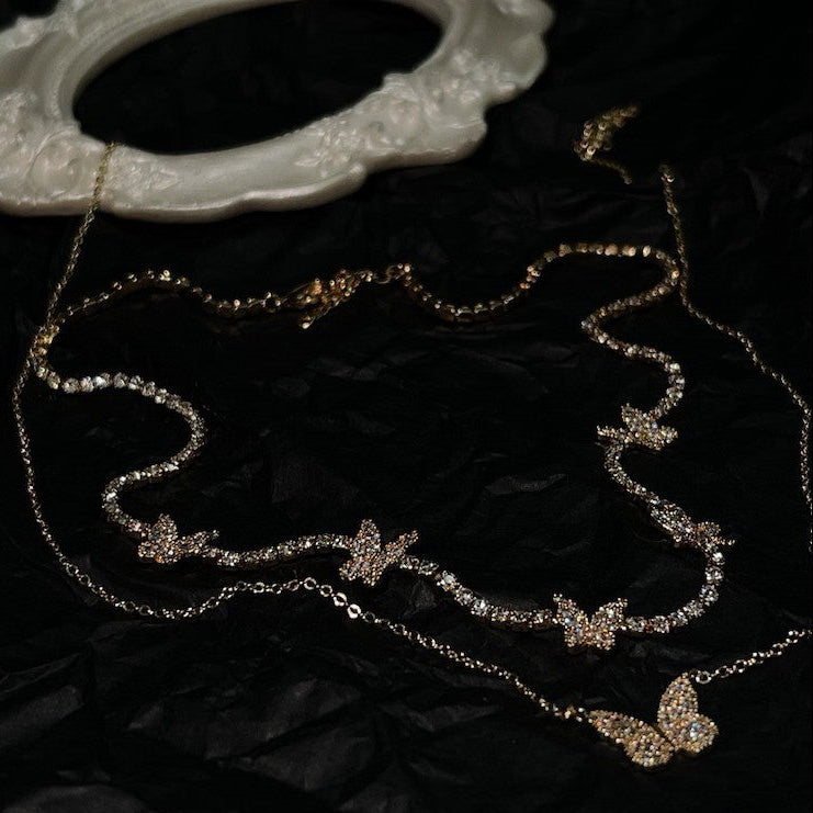 Layered Cubic Zirconia Necklace