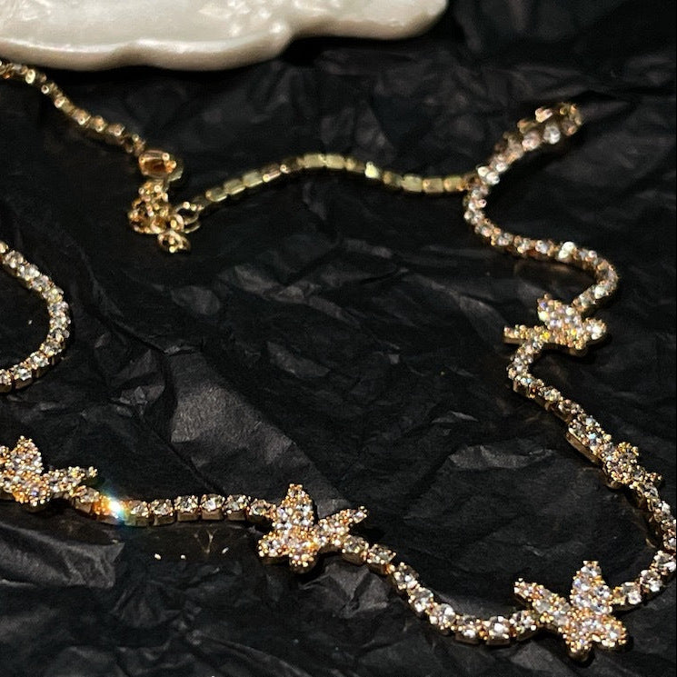 Layered Cubic Zirconia Necklace