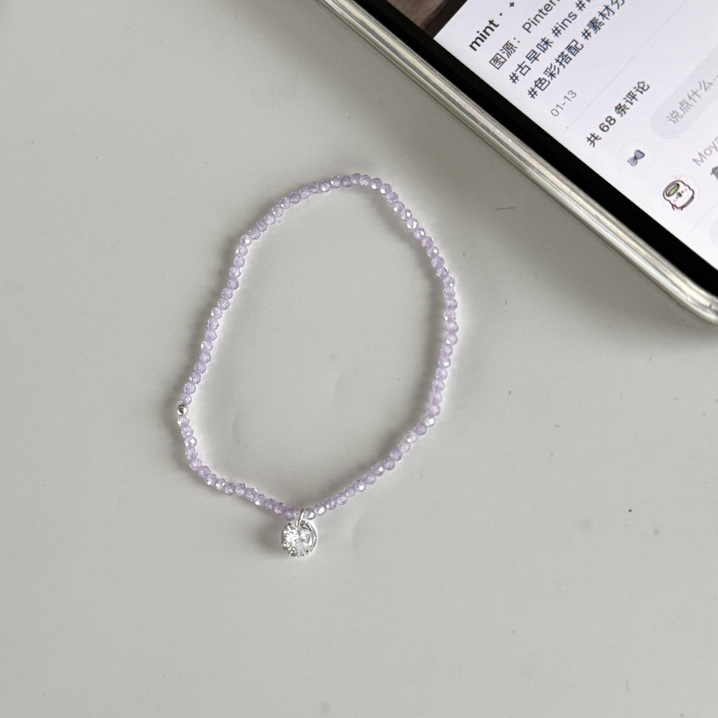 Dopamine Colored Zircon Pendant Bracelet