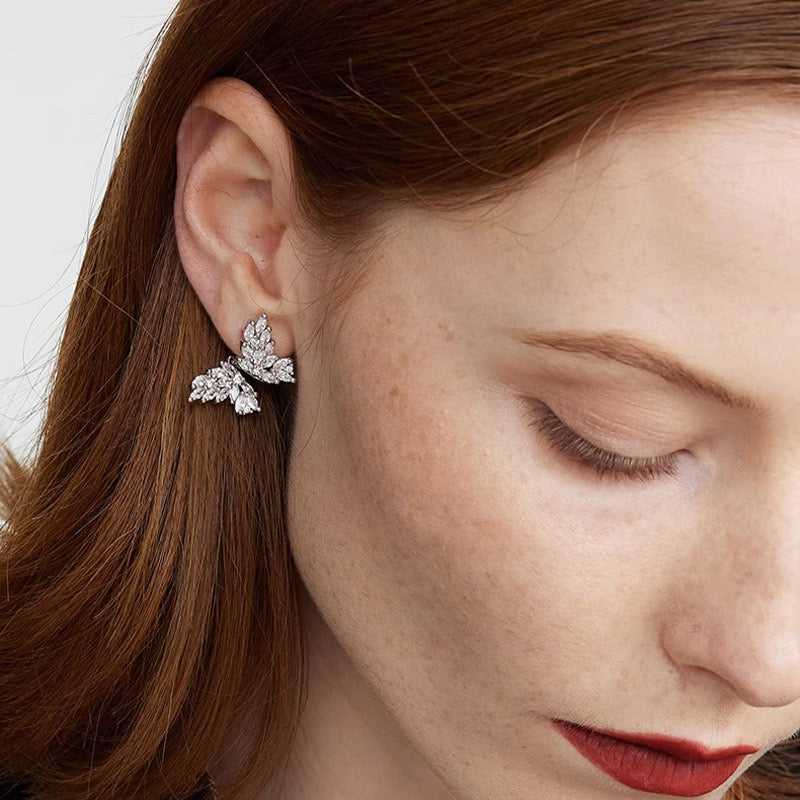 Butterfly Zircon Earrings