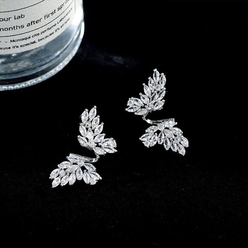 Butterfly Zircon Earrings