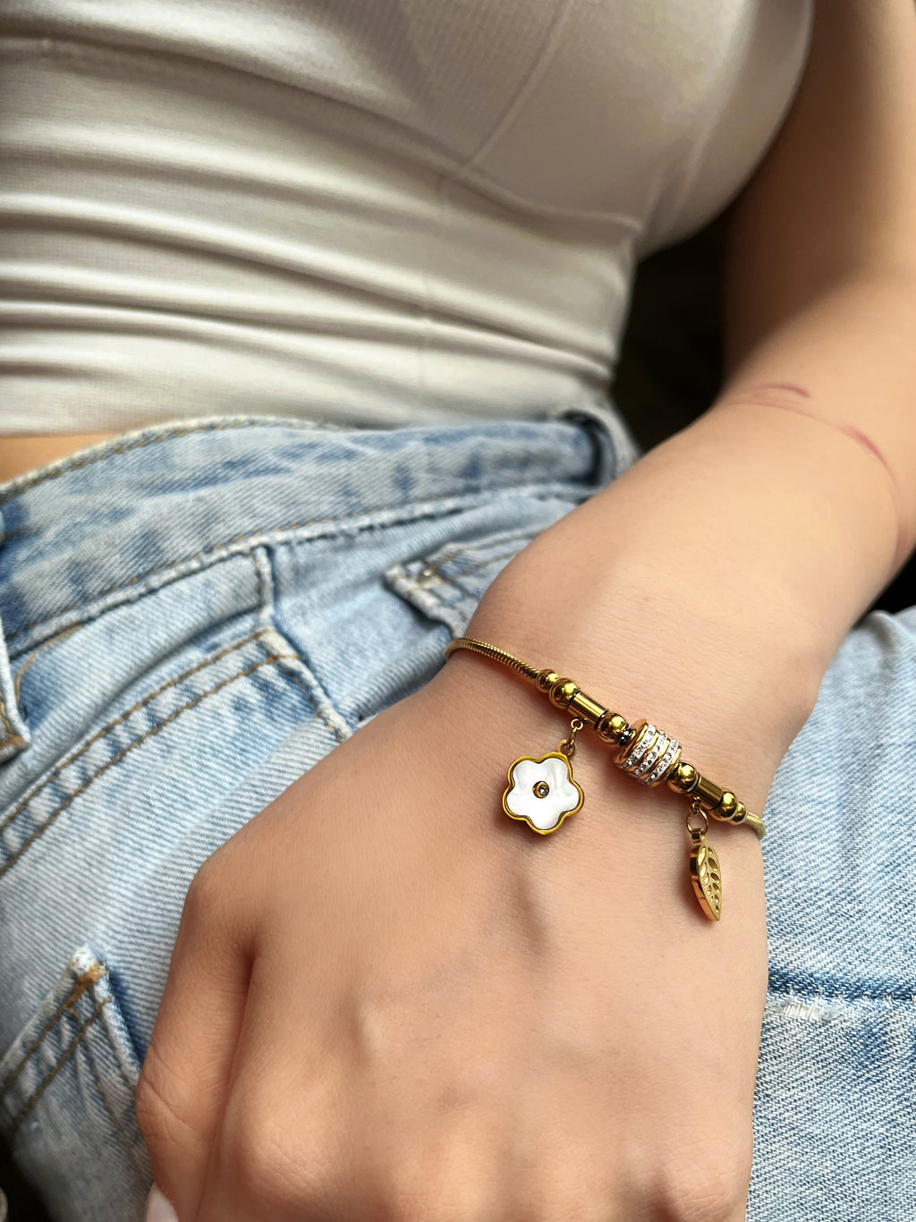 FIve-Leaf Clover Bracelet