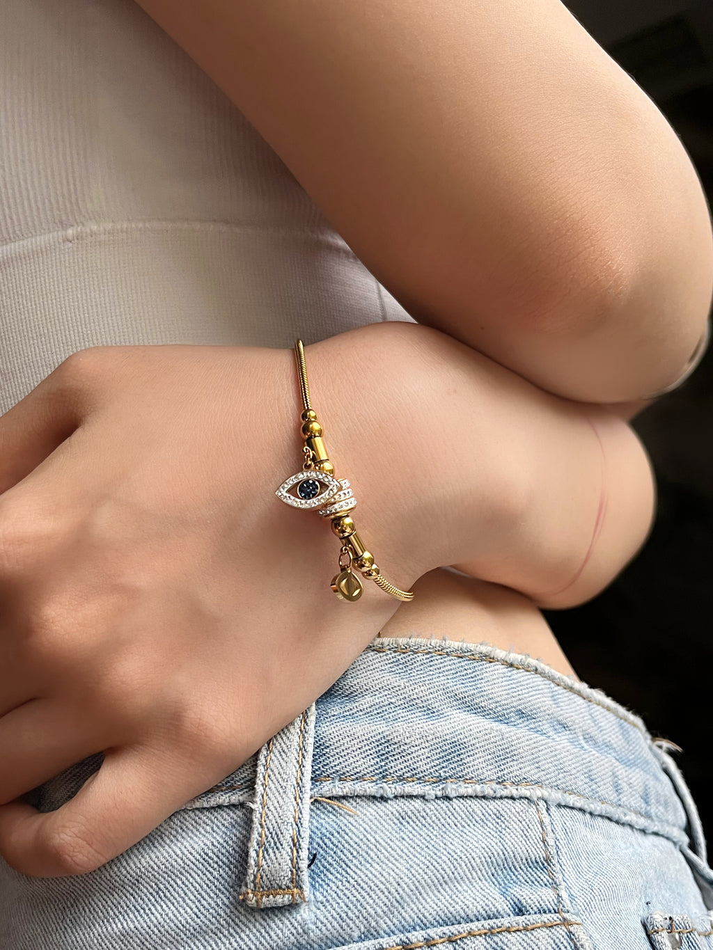 Eye Zircon Bracelet