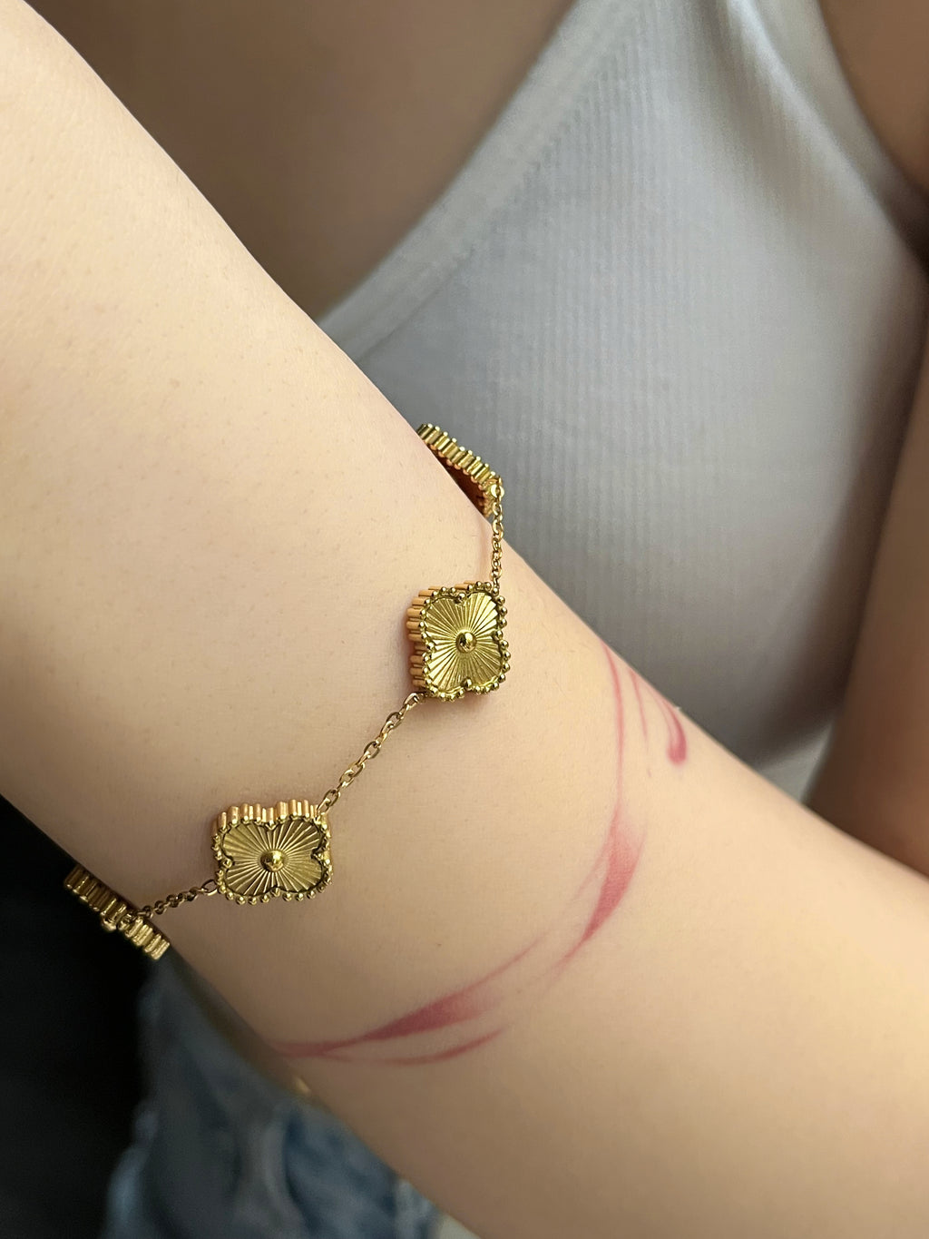 Four-Leaf Clover Bracelet