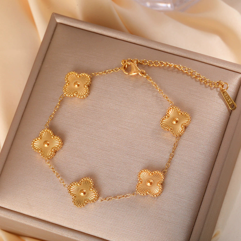 Four-Leaf Clover Bracelet
