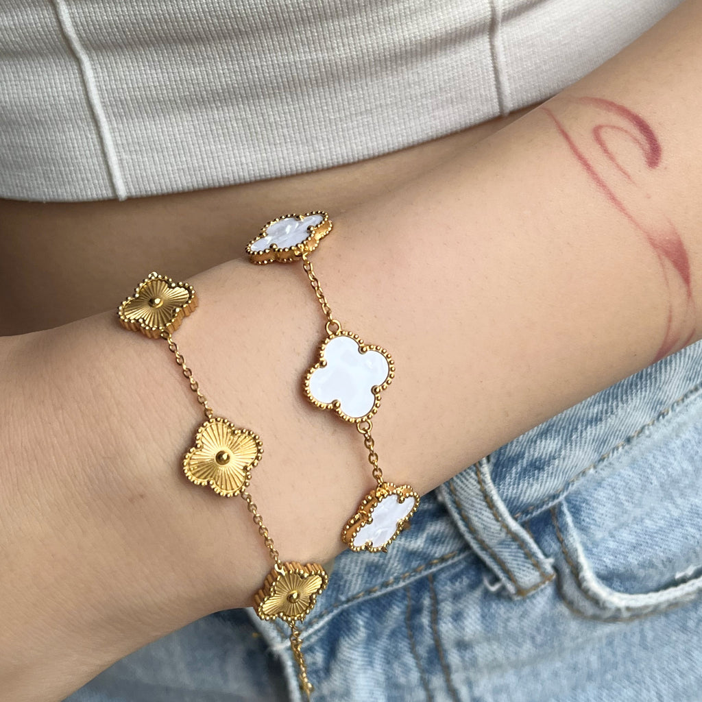 Four-Leaf Clover Bracelet