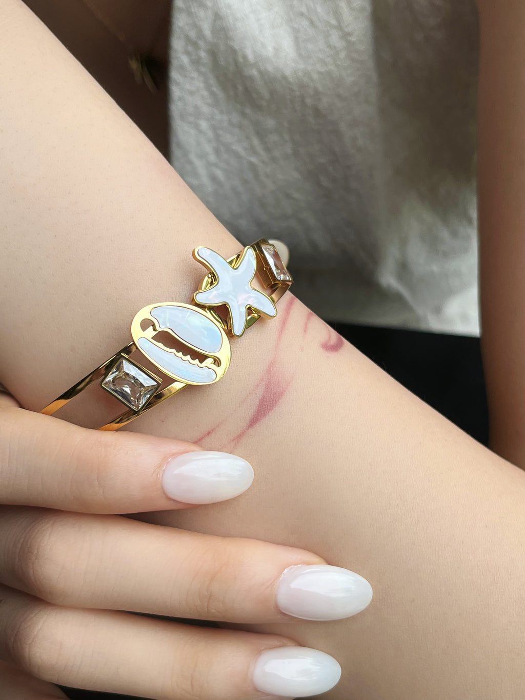 Starfish Zircon Bracelet