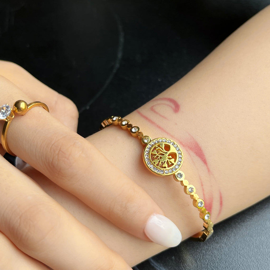 Hollow Tree of Life Bracelet