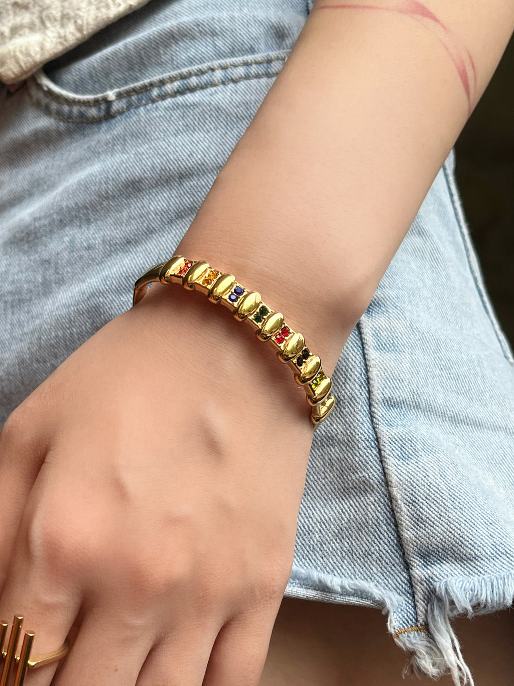 Colored Zircon Bracelet