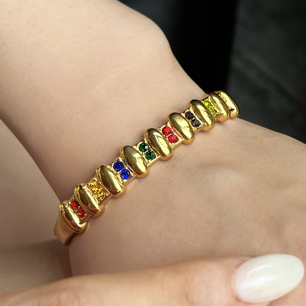 Colored Zircon Bracelet