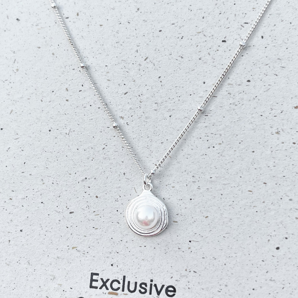 925 Silver Pearl Necklace