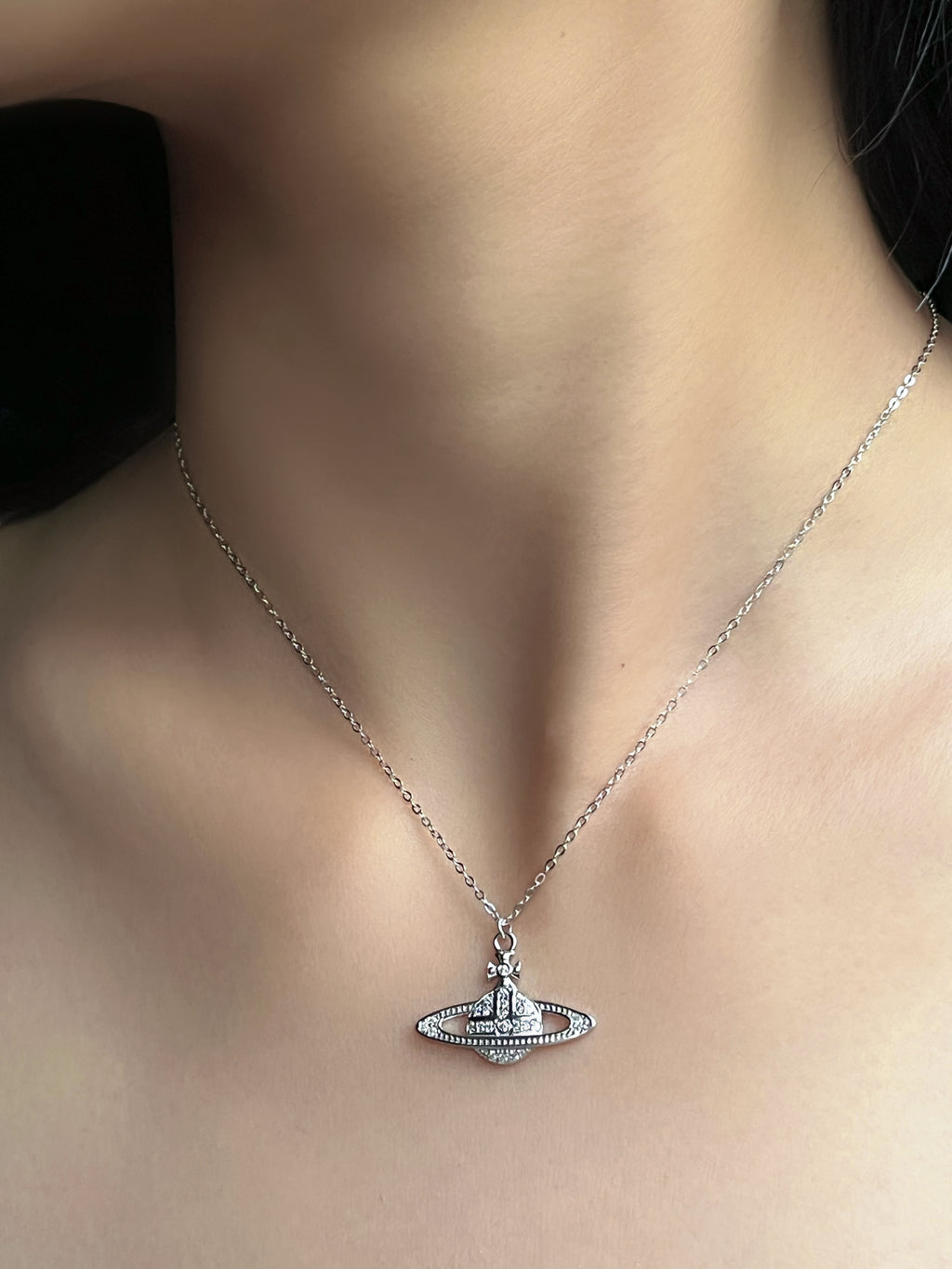 925 Silver Planet Necklace