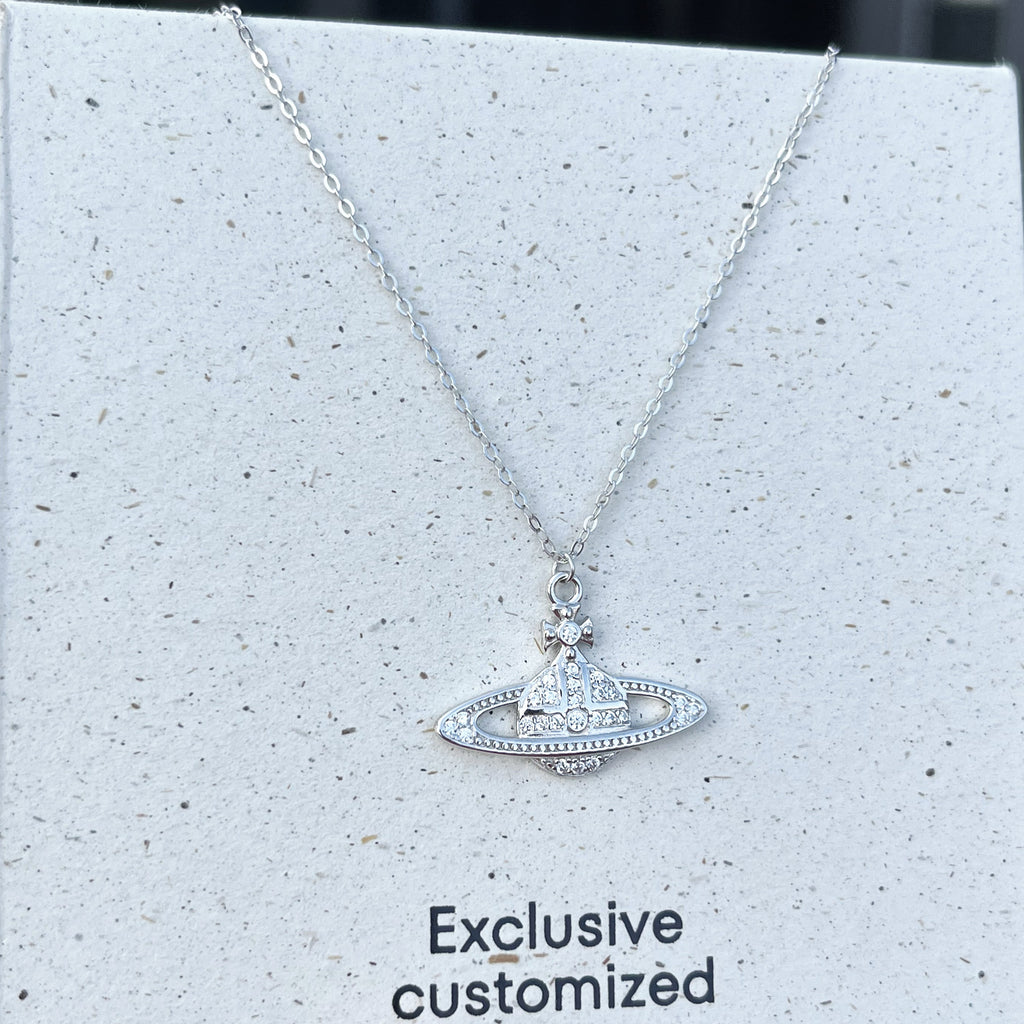 925 Silver Planet Necklace