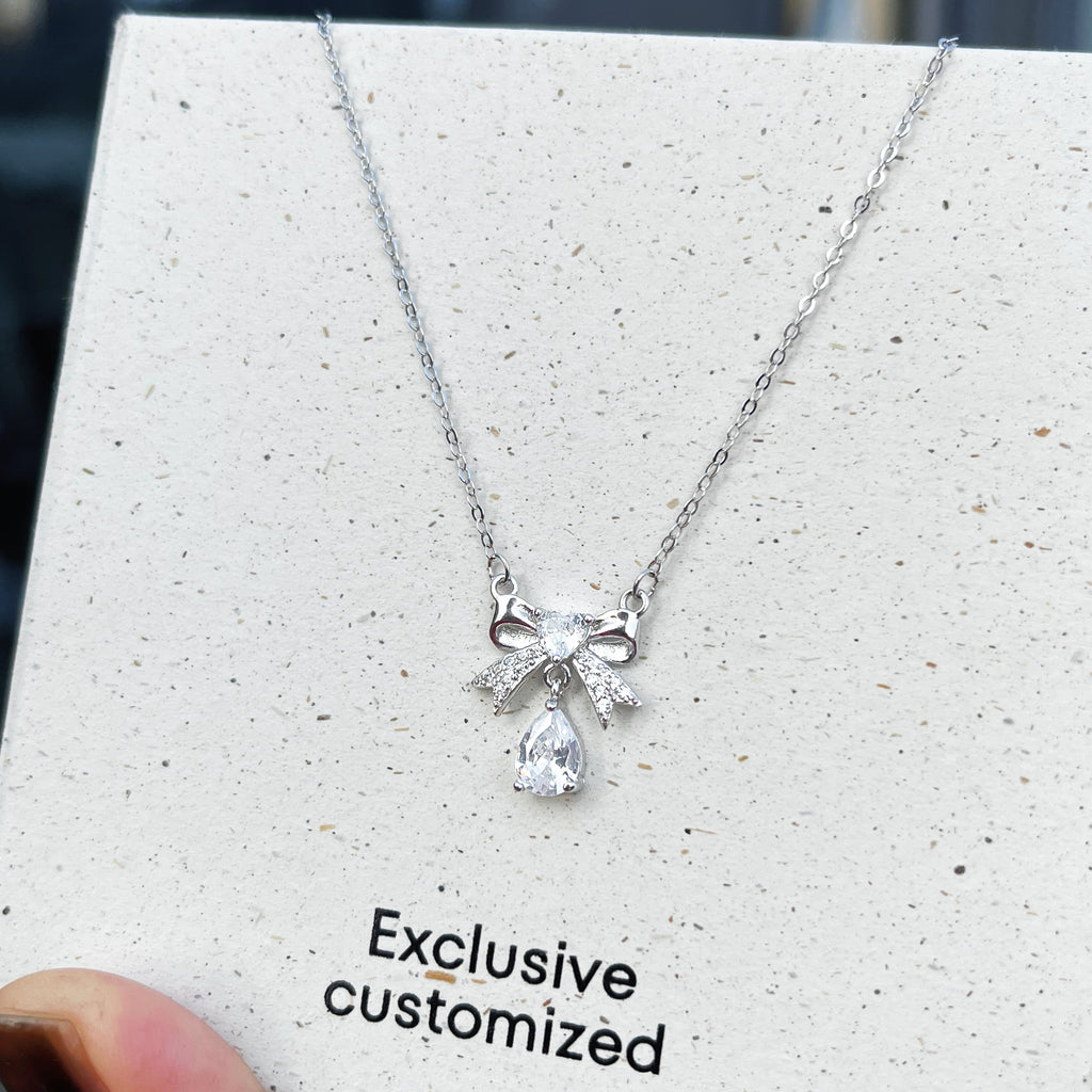 925 Silver Bowknot Necklace