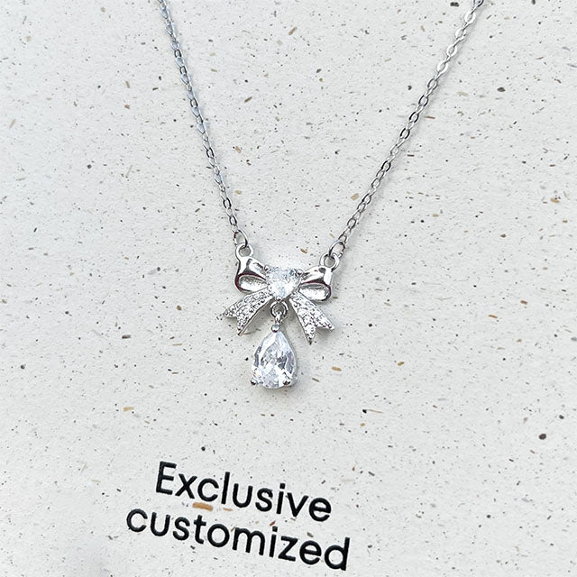 925 Silver Bowknot Necklace