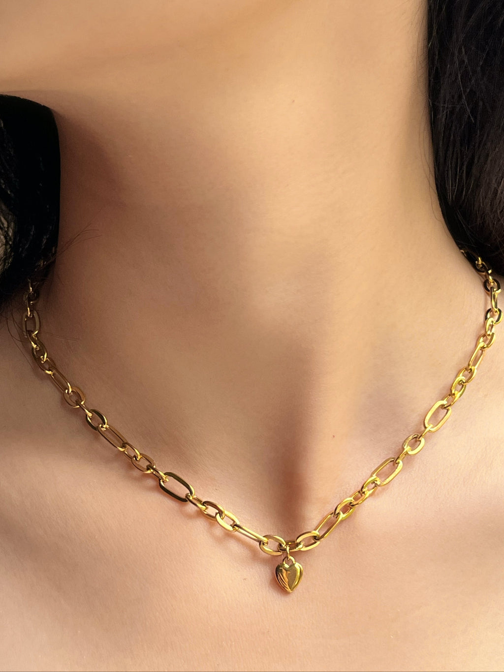 Chain Heart Necklace