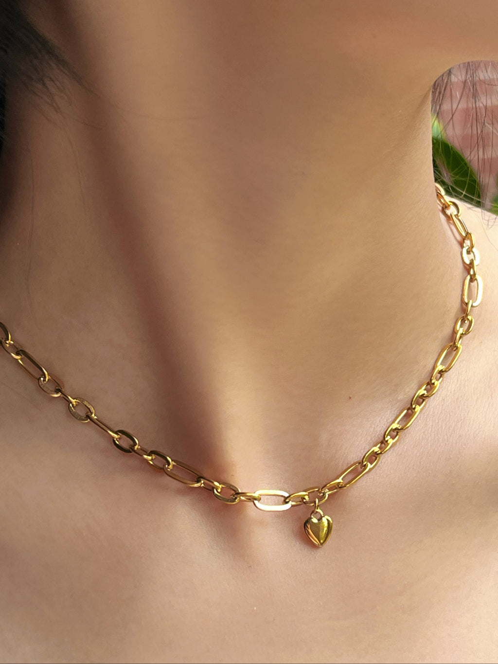 Chain Heart Necklace