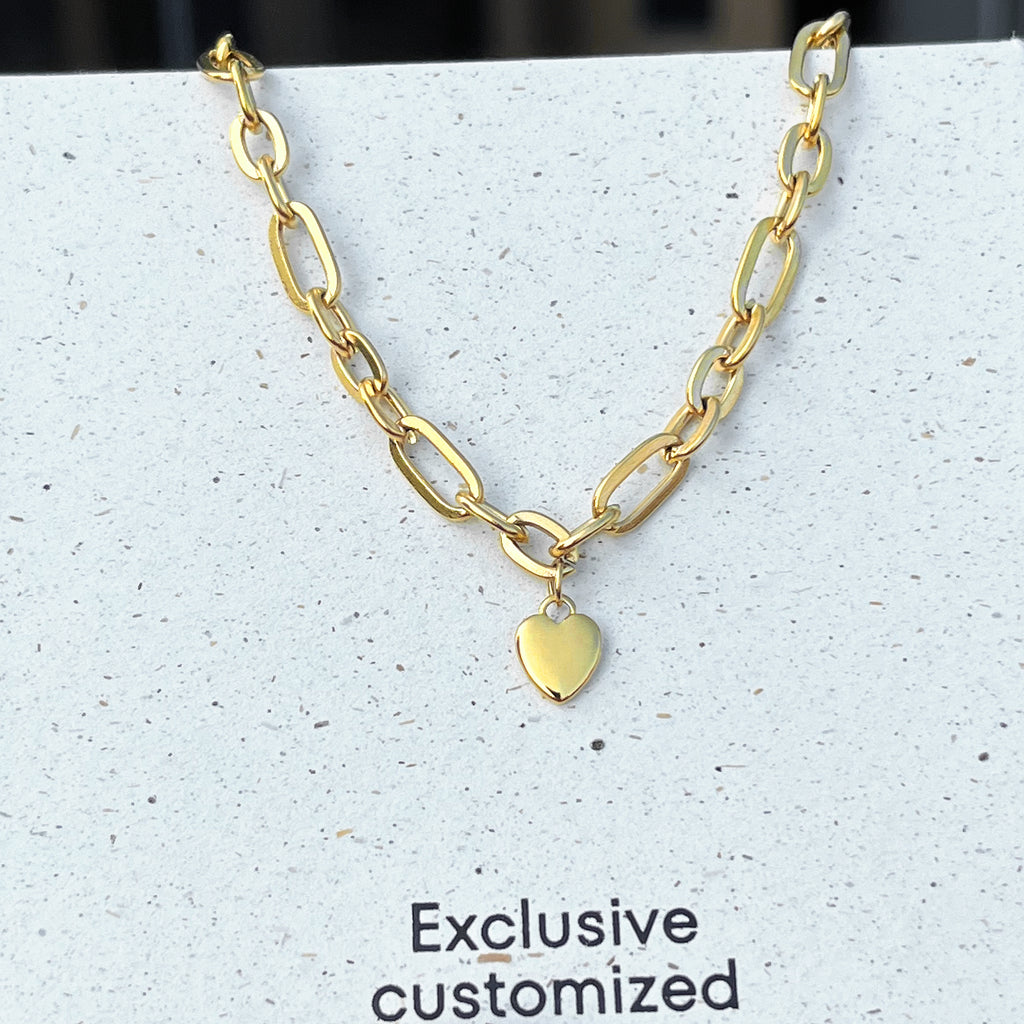 Chain Heart Necklace