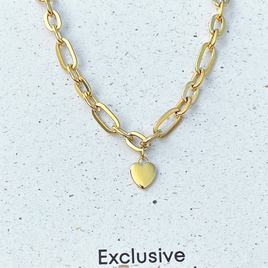 Chain Heart Necklace