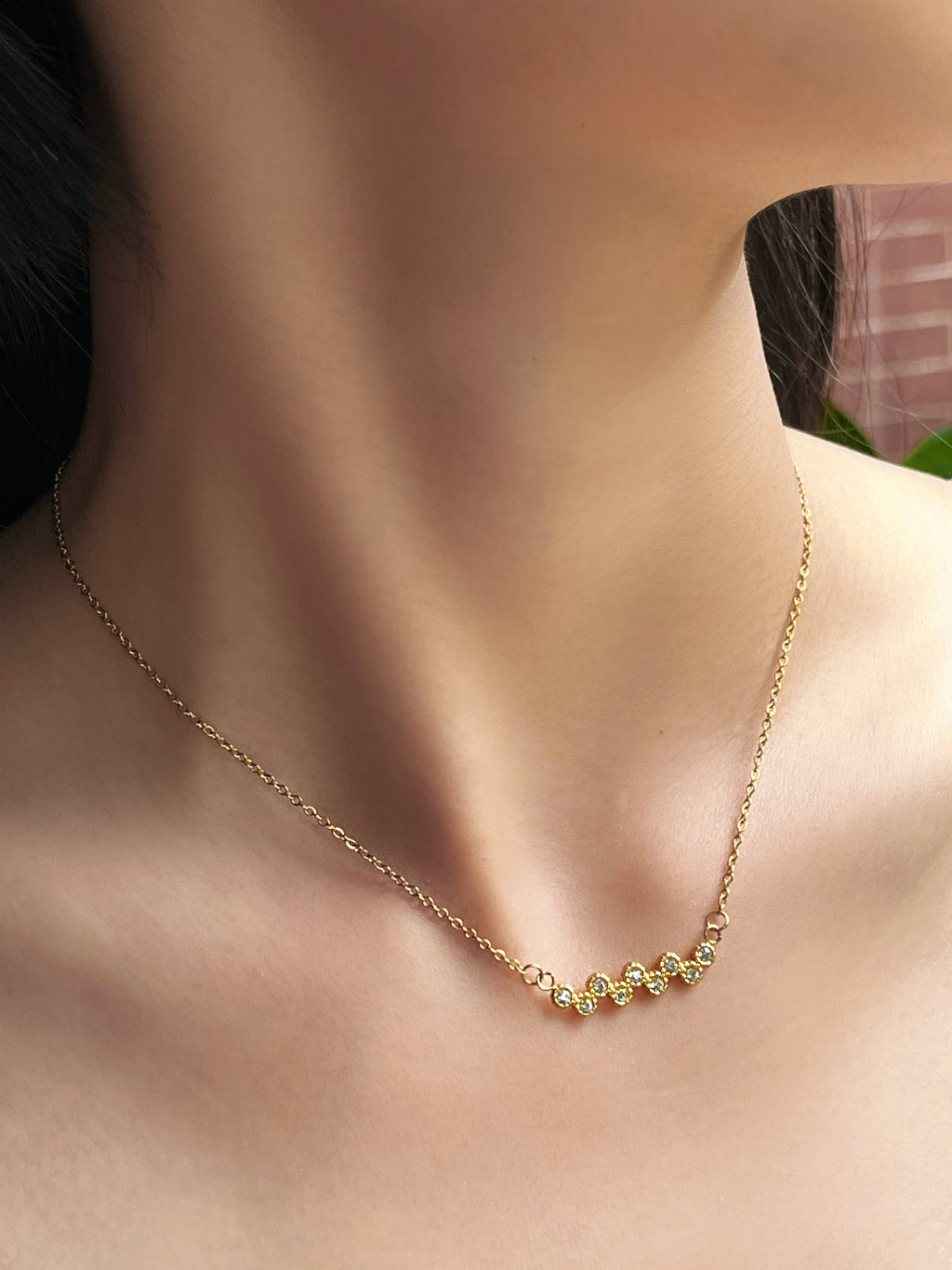 Minimalist Zircon Necklace